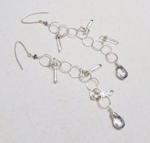 Ice Chip Gemstone Earrings