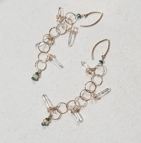 Icicles in Sunlight Earrings